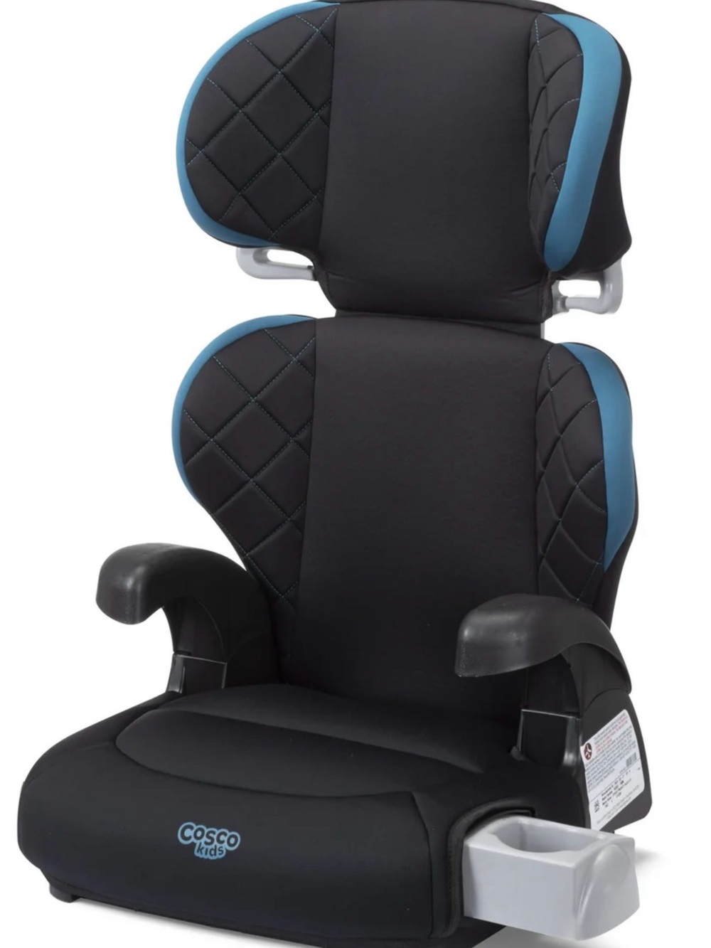 Cosco Kids High-Back Booster Car Seat in Black and Blue